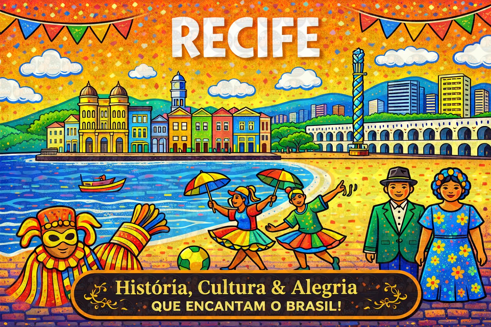 Quadro Colorido Ouro Preto | Arte Brasileira Moderna com Paisagem de São Paulo Ouro Preto Recife Rio de Janeiro