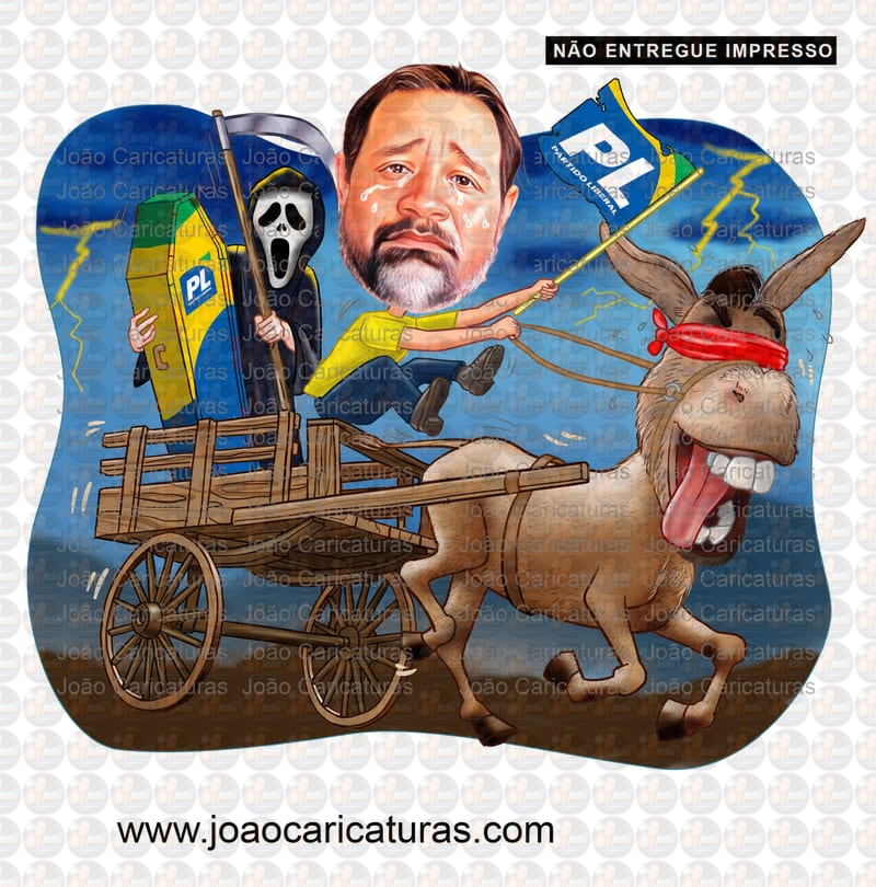 Desenho de caricaturas ou vídeos de deboche político, tirando sarro, memes, zoando politicamente