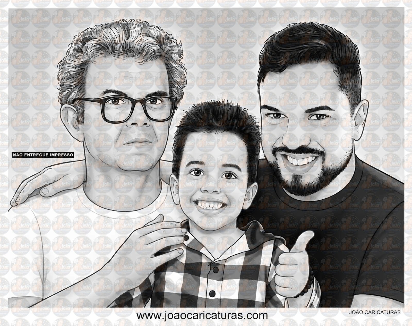 Fotomontagem Realista Unindo Fotos Antigas e Atuais (Preço por Pessoa)
