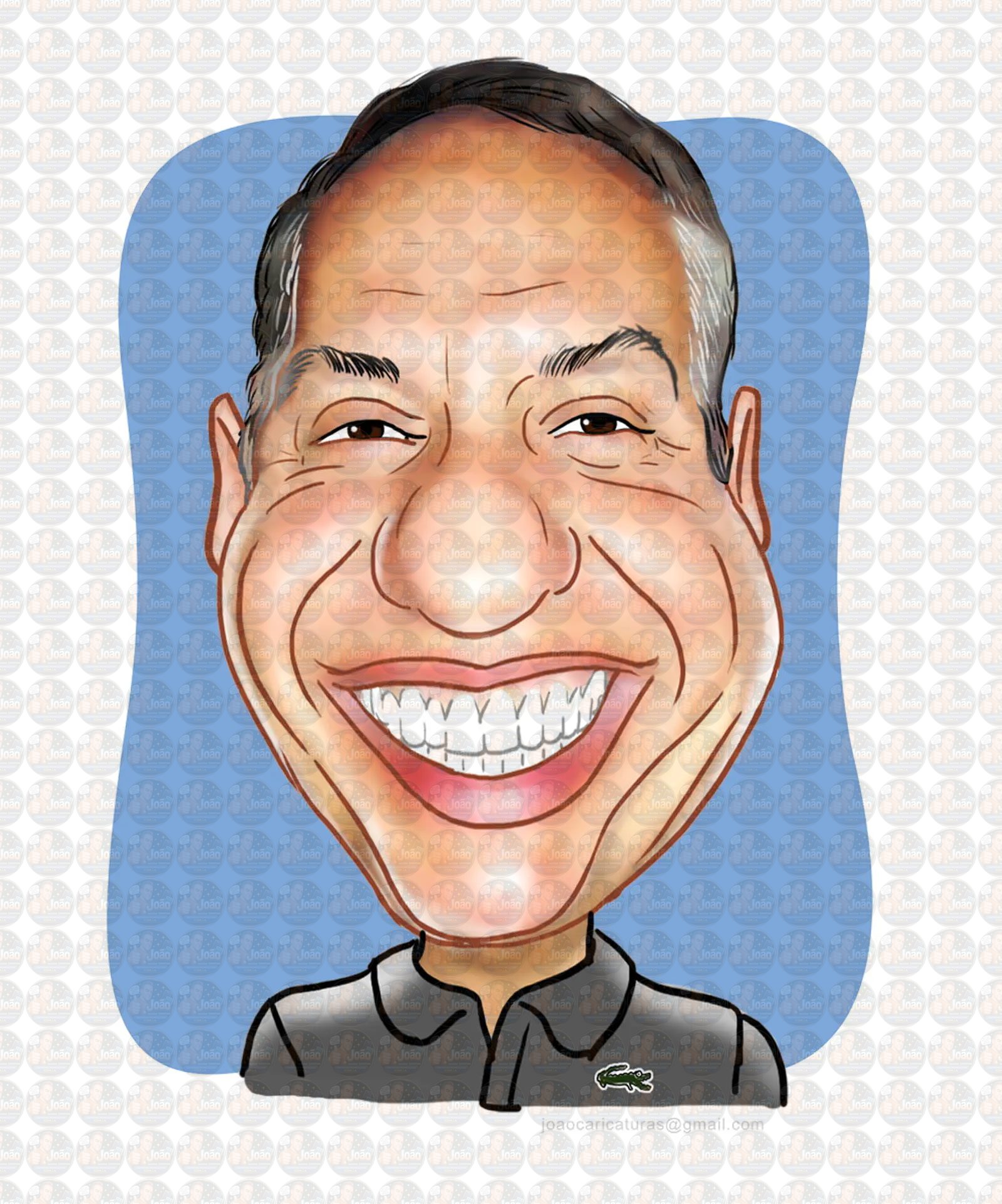 " Preço por pessoa" Caricatura rosto digital engraçada com distorção de rosto narigão, caricata, satírica, divertida, destacando defeito, humorada, parecida, profissional
