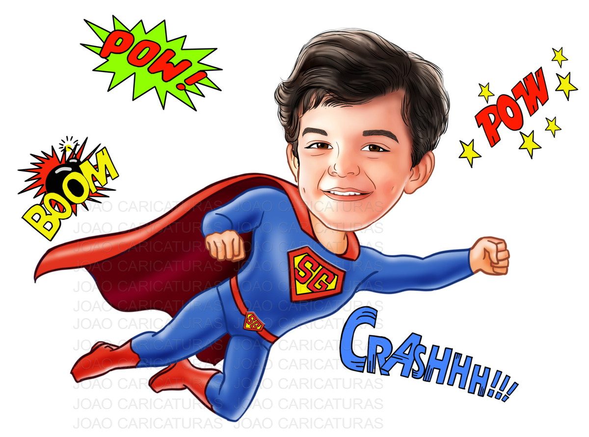 Caricatura digital, tartaruga, caipira, fazendinh, ninja buzzy woody, junina, mickey, jogador, festinha anivers, filho criança bebê menino, voando, super, boy, bola, batman, roqueiro, patrulha canina
