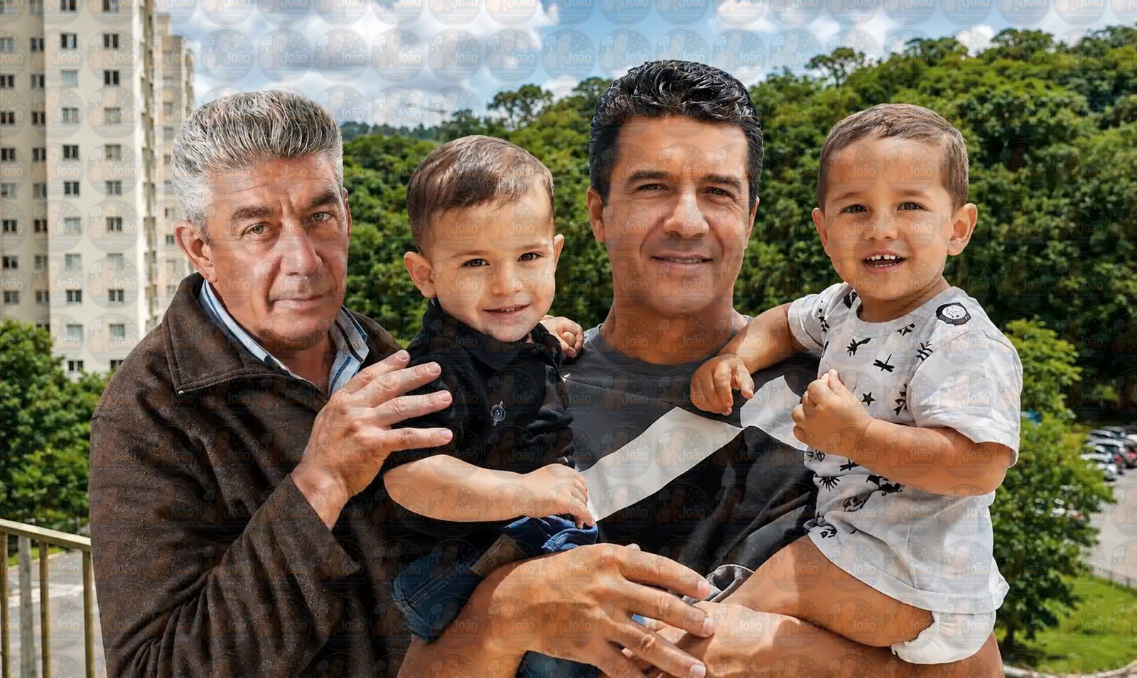 Montagem de Foto de Família Personalizada | Colocamos Pessoas na Mesma Foto com Edição Profissional