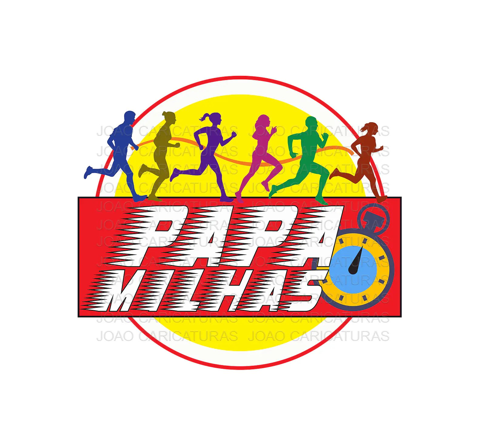 desenho de logotipo colorido imitando placa de transito, aplicativo, logomarca, criação, desenvolvimento, confecção, emblema, brasão restaurante entregas rápidas corrida atletas academia
