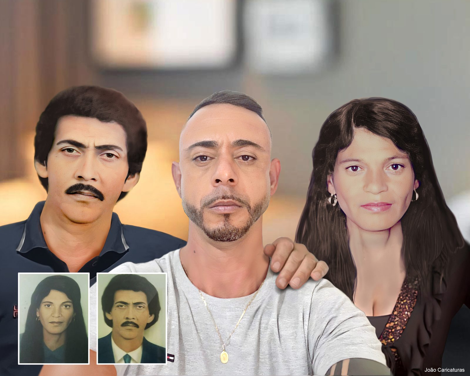 Montagem de Fotos Antigas e Atuais | Reúna Toda a Família em uma Única Foto
