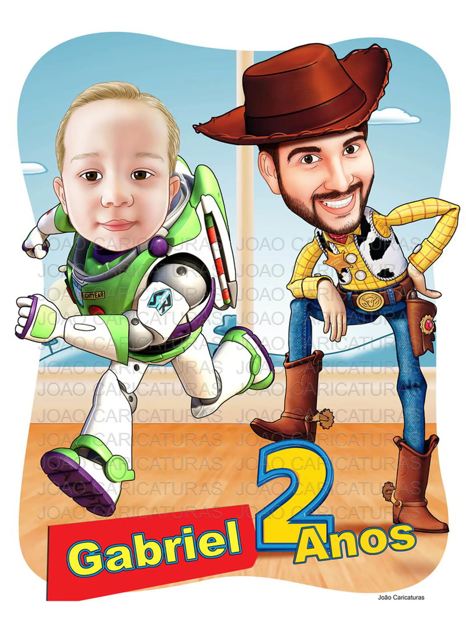 Caricatura digital, tartaruga, caipira, fazendinh, ninja buzzy woody, junina, mickey, jogador, festinha anivers, filho criança bebê menino, voando, super, boy, bola, batman, roqueiro, patrulha canina
