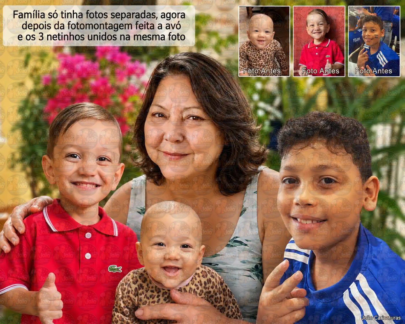 Reúna em Uma Única Foto Quem Já Partiu e Quem Acabou de Chegar à Família