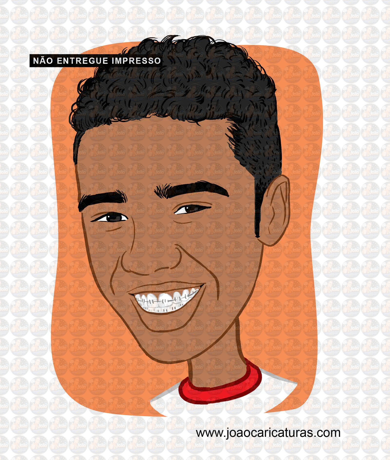 Caricatura rosto estilo cores chapadas, divertida, alegre, decorativa, melhor, viva, desenho rosto funcionários, empresa, avatar, para camiseta,