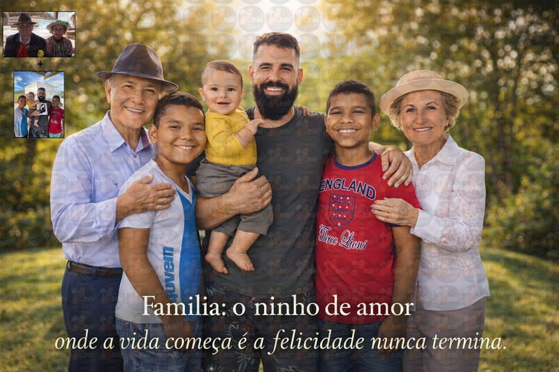 Fotomontagem com Pessoas Falecidas | Transforme Fotos em Homenagem