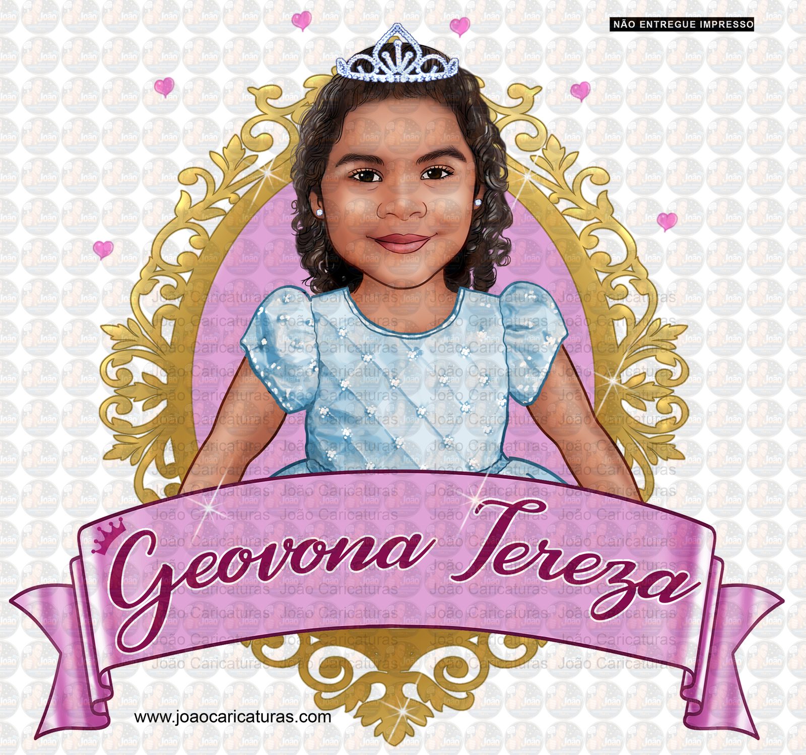 Caricatura criança, menina, bebê, sapo, princesa, lago, 1 ano 2 3 4 5 6 7 8 9 10 11 12 13 linda, bebezinha, princesinha, desenho, festa, aniversário, tiara dourada