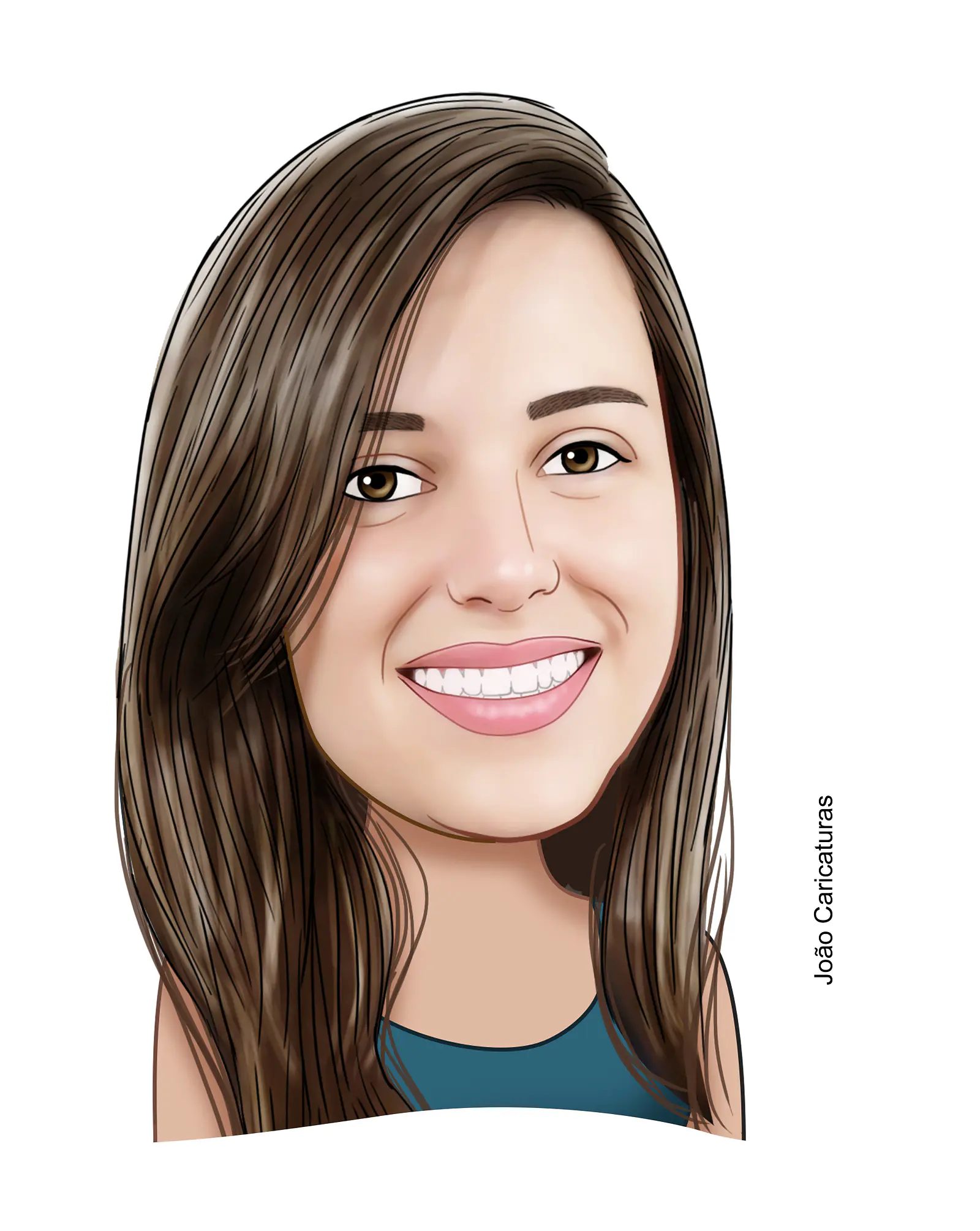 Caricatura Personalizada de Rosto, Avatar, lindo Rosto, Pessoa, Realista, Charmosa, Garota, Menina, mulher, Homem,Rapaz, Galã, Aparência. Encomende Já