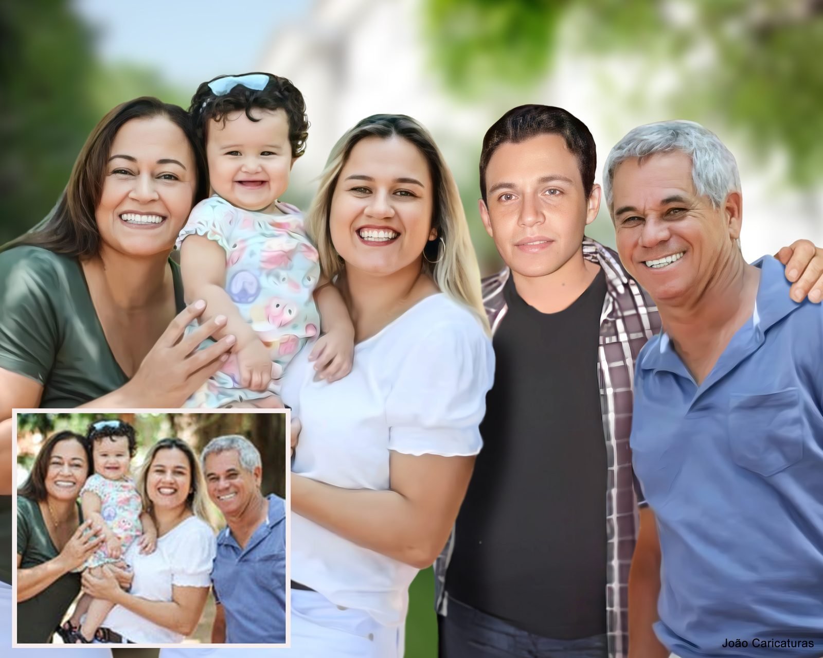 Montagem de Fotos Antigas e Atuais | Reúna Toda a Família em uma Única Foto