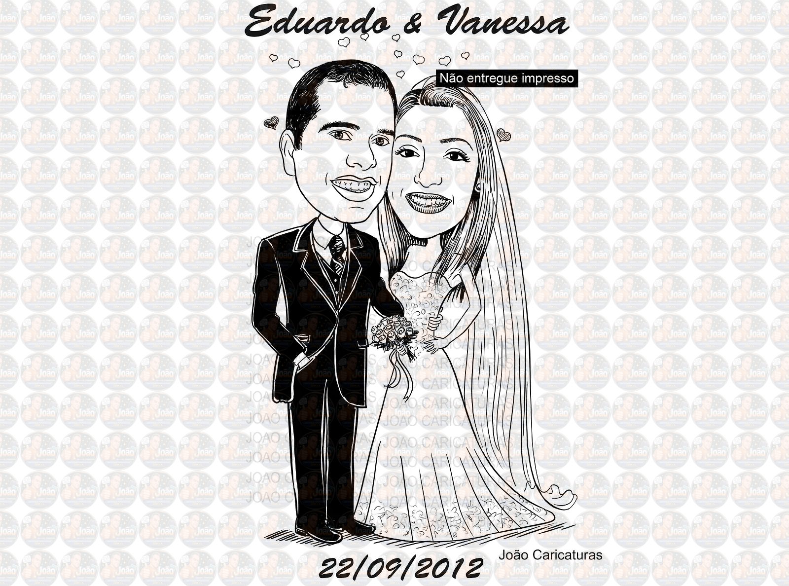 Caricatura casal traço sem cor corel casamento, noivo, noiva, vetor, vetorial, 1 cor, brindando, divertida, puxando pela corda, acorrentado, abraçado marido esposa
