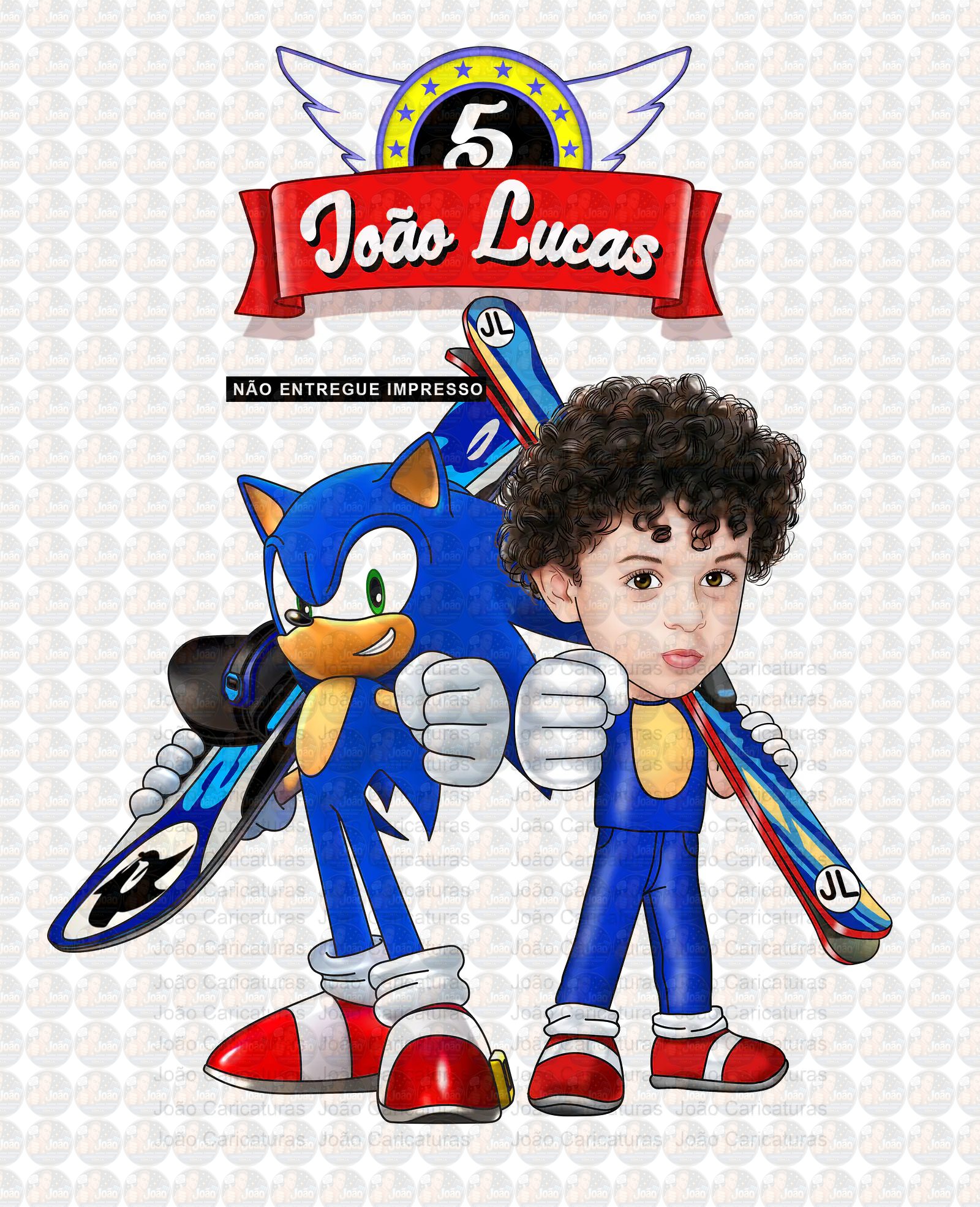 Linda caricatura aniversário menino para banner eu fui mascara personagem game joguinhos criança sonic furo par fotos ,3,4,5,6,7,8,9, anos