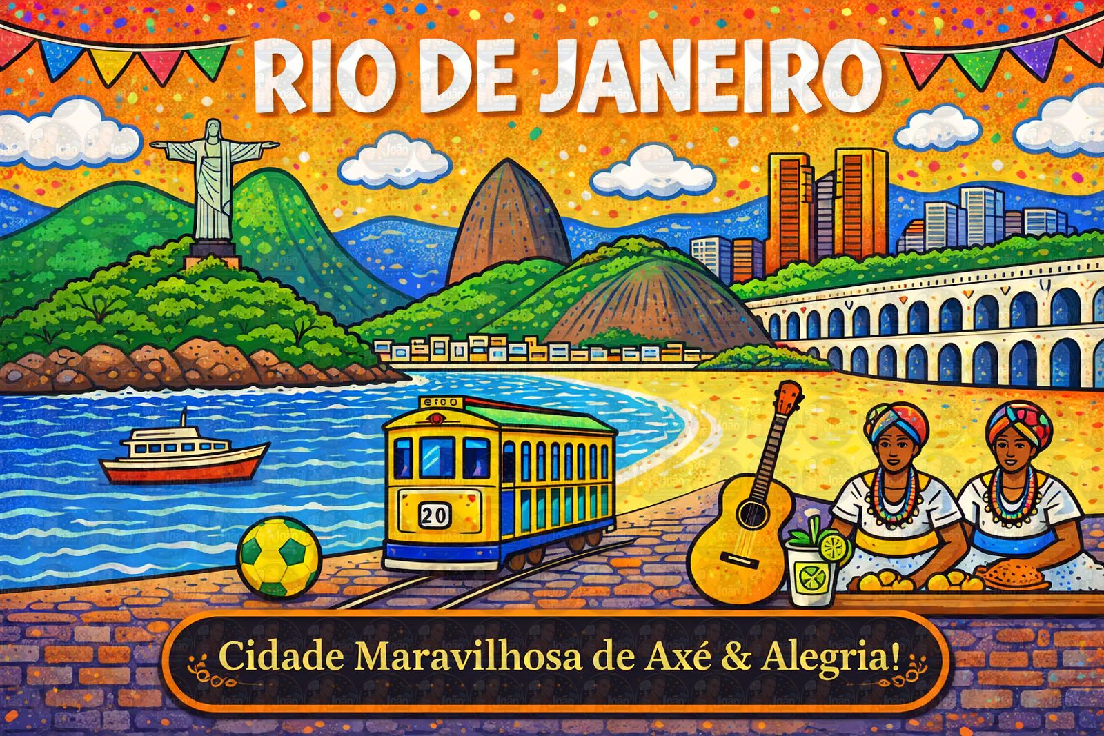 Quadro Colorido Ouro Preto | Arte Brasileira Moderna com Paisagem de São Paulo Ouro Preto Recife Rio de Janeiro