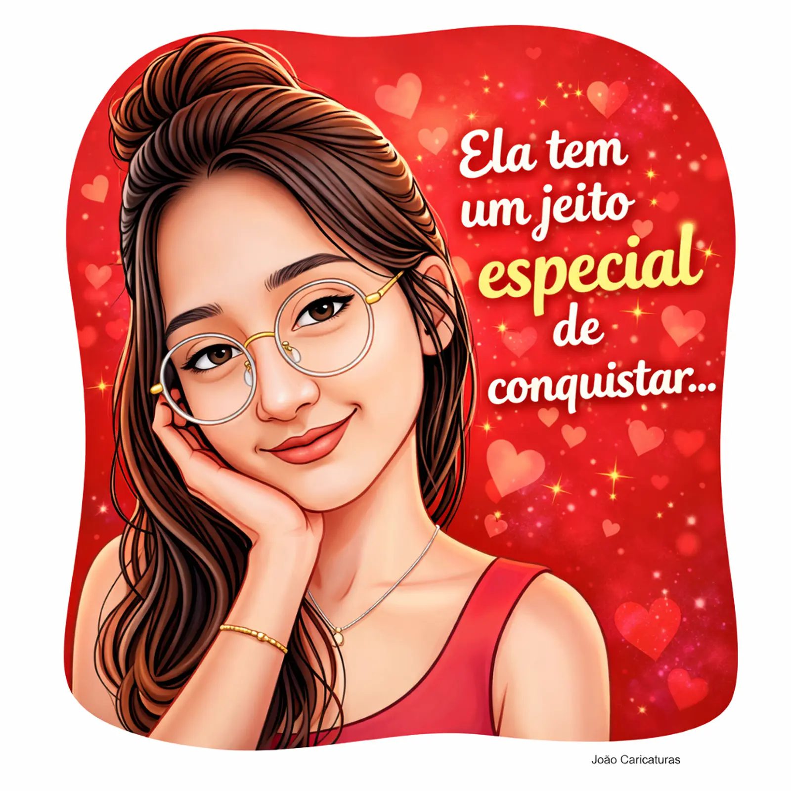 Caricatura Personalizada de Rosto, Avatar, lindo Rosto, Pessoa, Realista, Charmosa, Garota, Menina, mulher, Homem,Rapaz, Galã, Aparência. Encomende Já