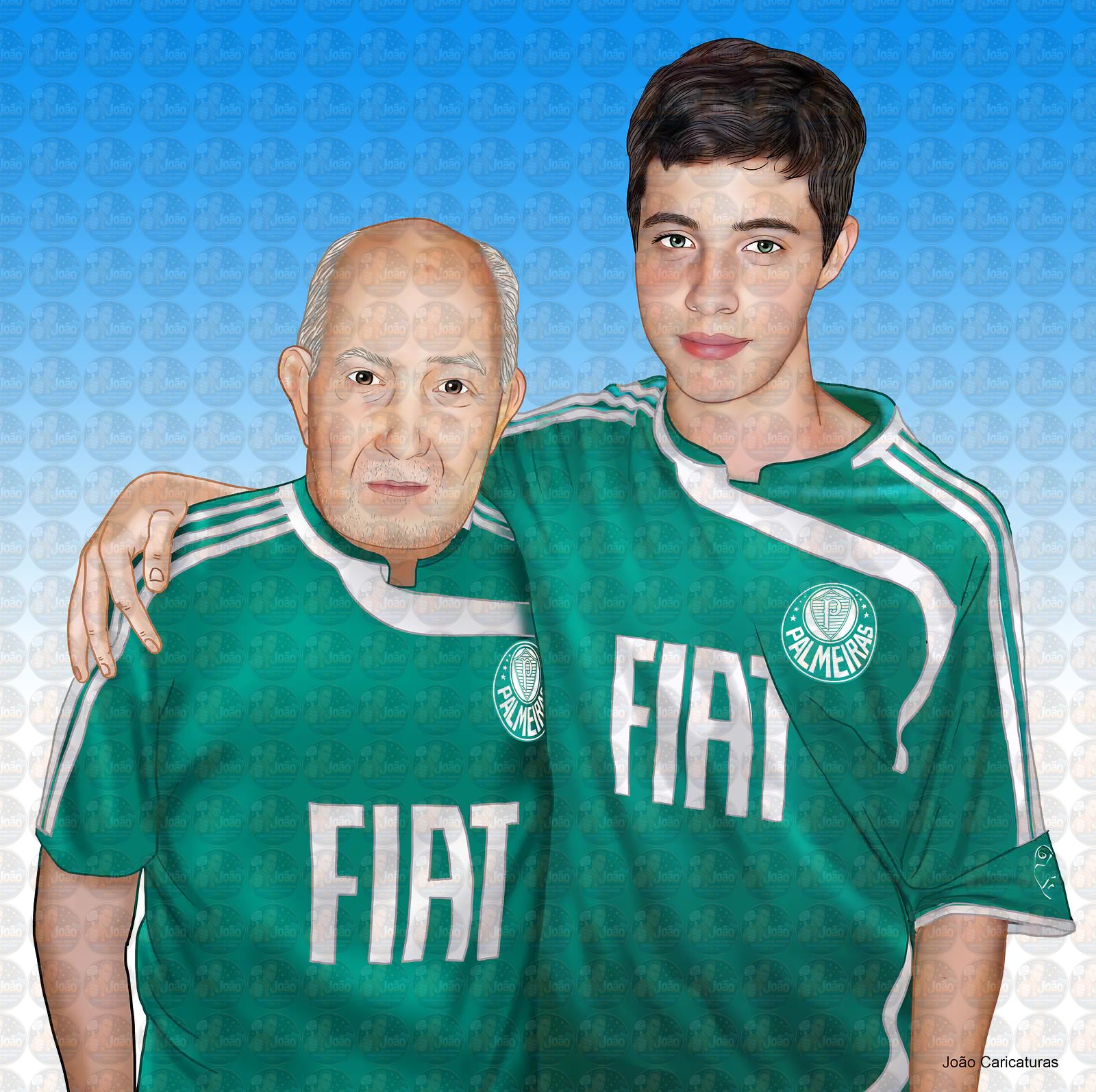 Desenho Realista de Família Personalizado(valor por pessoa)
