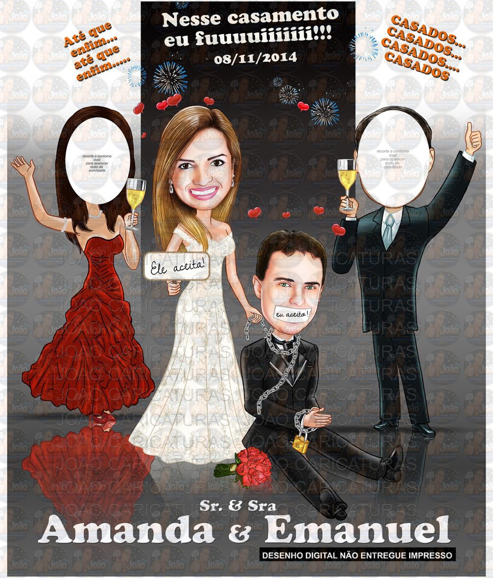 Caricatura banner