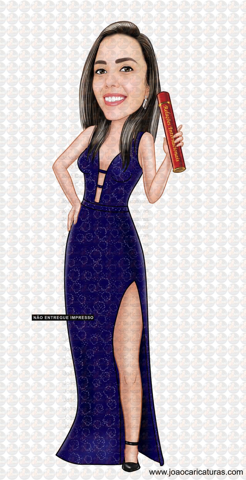 Caricatura Digital para Formandos | Medicina, Direito, Farmácia e Universidades