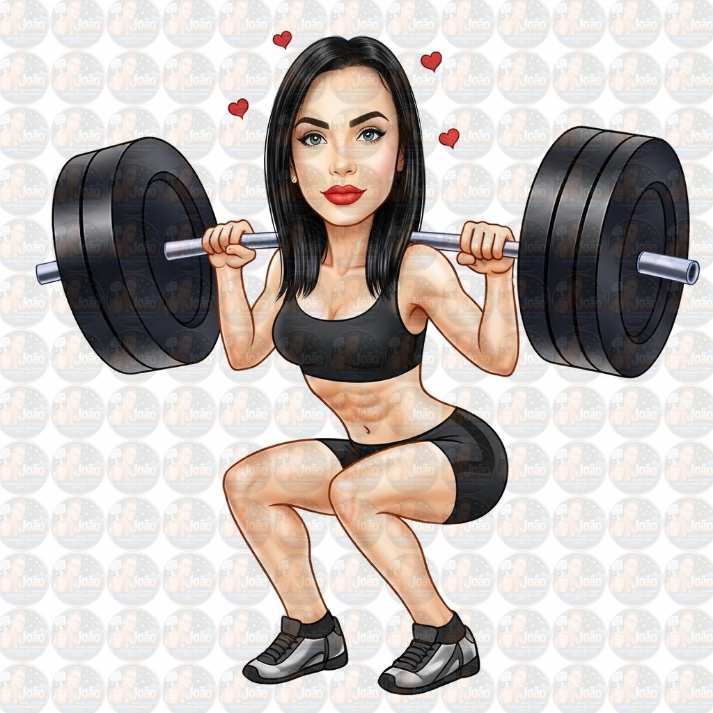 Caricatura personalizada de atletas nos aparelhos, fitness, exercícios, levantamento peso, argolas, atletismo, garotos, homens, mulheres, educação física, grupo, logo, cross fit, fitness